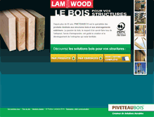 Tablet Screenshot of lamwood.fr